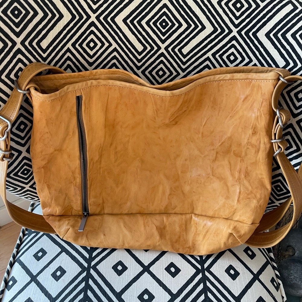 Rough & Tumble Custom large Vertical Zip East/West Boho Rodeo Yellow